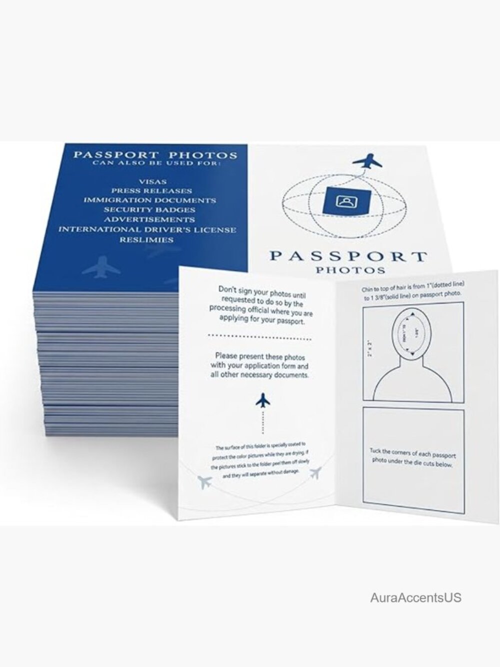 200 Pack Passport Holder for Travel Photocard Holders Document Organizer